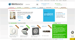 Desktop Screenshot of batirmoinscher.com